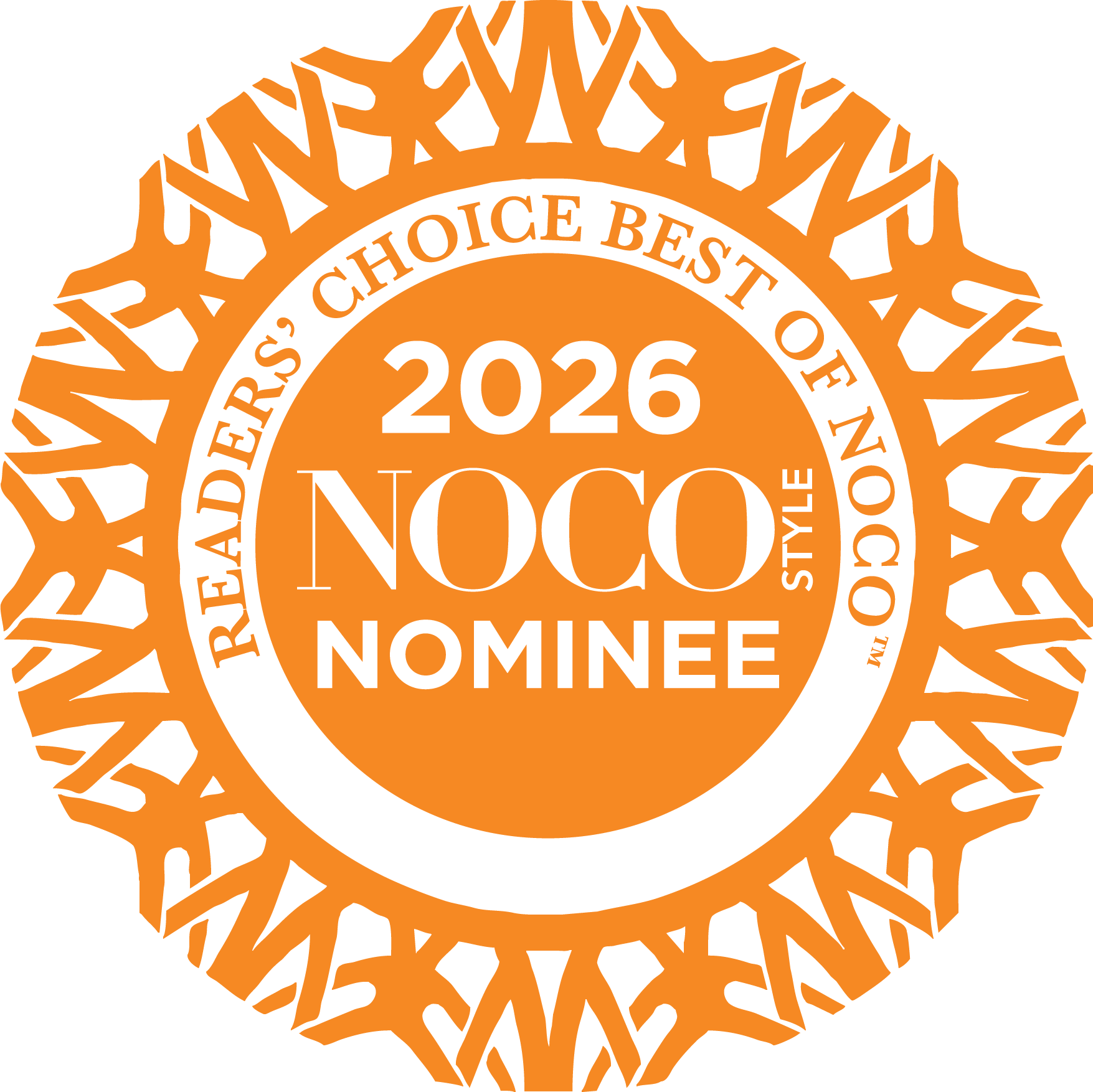Readers Choice Best of NOCO 2026 Nominee